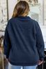 Picture of PLUS SIZE NAVY BLUE FLEECE PULLOVER